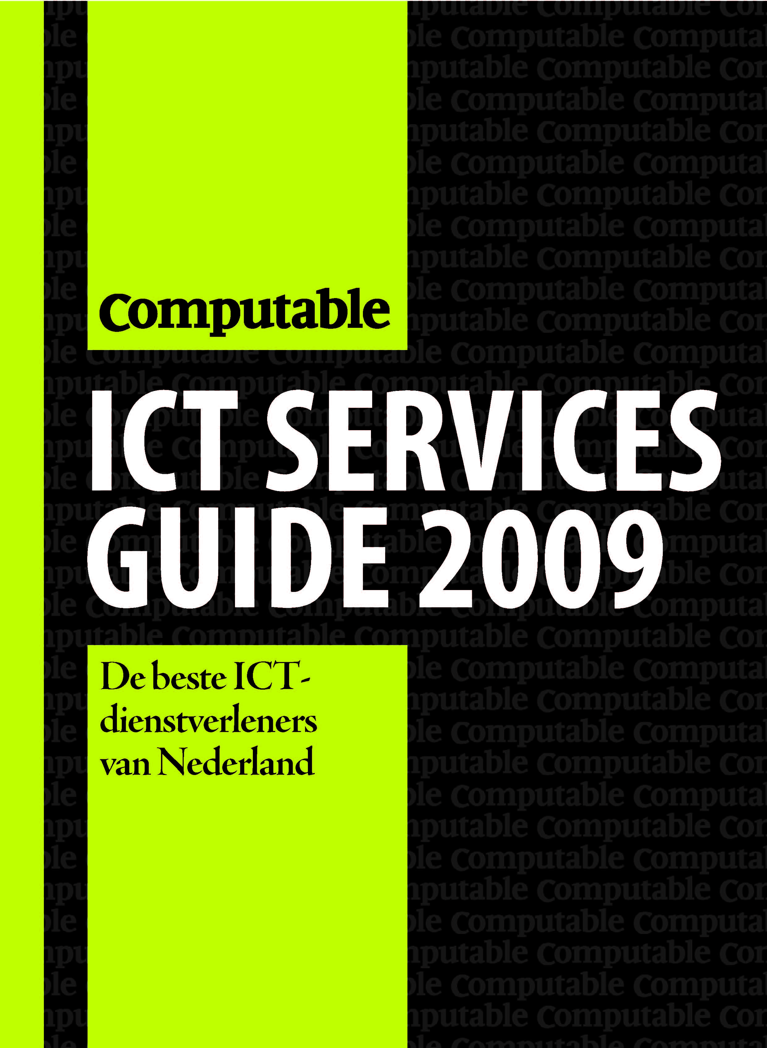 Computable ICT Services Guide – 2009